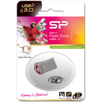 USB Flash Silicon-Power Jewel J01 Silver/Red 8GB (SP008GBUF3J01V1R)