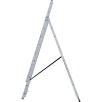 Лестница-стремянка Новая высота NV 123 алюминиевая трёхсекционная 3x10 ступеней