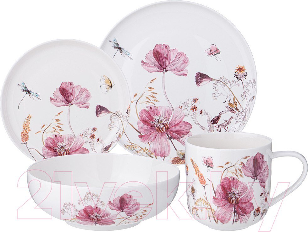 

Столовый сервиз Lefard Flowers 577-202