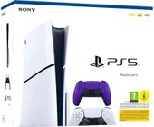 PlayStation 5 Slim (2 геймпада, белый/фиолетовый)