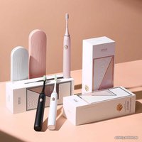 Электрическая зубная щетка Soocas X3U (футляр, 3 насадки, белый)