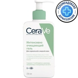 CeraVe Гель очищающий для нормальной и жирной кожи лица и тела 236 мл