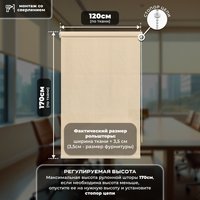 Рулонные шторы Sundays Home Санскрин SS 1300-02 120х160 (бежевый)