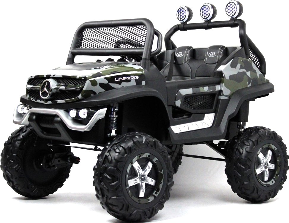 

Электромобиль RiverToys Mercedes-Benz Unimog Mini P777BP (камуфляж)