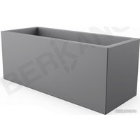 Кашпо Berkano Cubric 150*60 DB (графит)