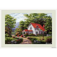 Набор для вышивания Merejka Уютный коттедж K-170
