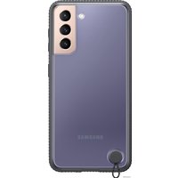 Чехол для телефона Samsung Clear Protective Cover для Galaxy S21 (черный)