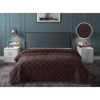 Покрывало Luxor RB 19-0913 велюр (220x240, chocolate)