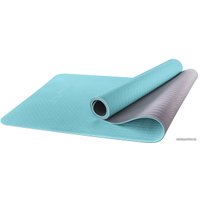 Коврик Starfit FM-201 TPE (173x61x0.6см, мятный/серый)