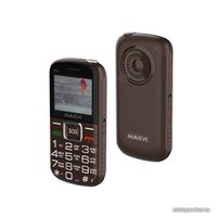 Телефон Maxvi B5ds (коричневый)