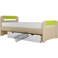 Кровать Аквилон Стиль №900.3 (туя светлая/лайм)