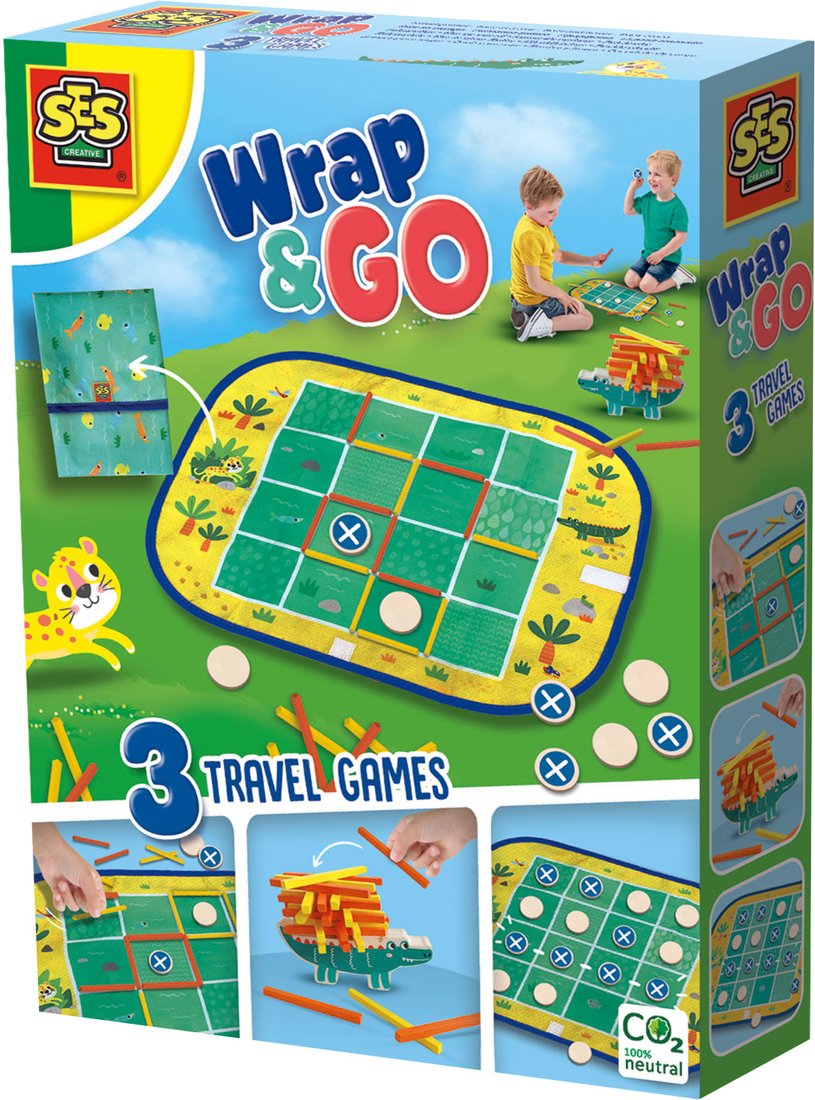 

Развивающая игра SES Creative Wrap&Go 3 в 1 02235