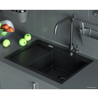 Кухонная мойка ARFEKA AF 780*505 L Black PVD Nano