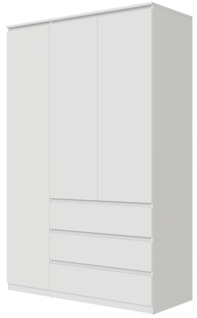 

Шкаф распашной MyStar Сноули 3д3я ИВ-121.21.00 (белый)