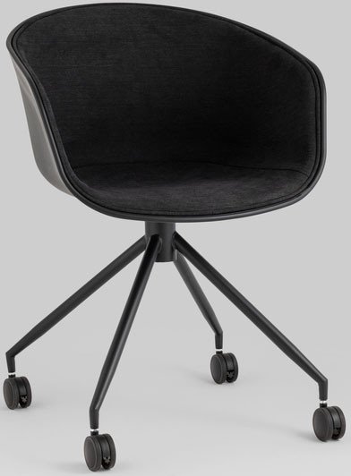 

Офисное кресло Stool Group LIBRA SL-7040ZB (рогожка черный/черный)