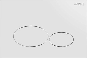 Панель смыва Aquatek KDI-0000071 (белый глянец)