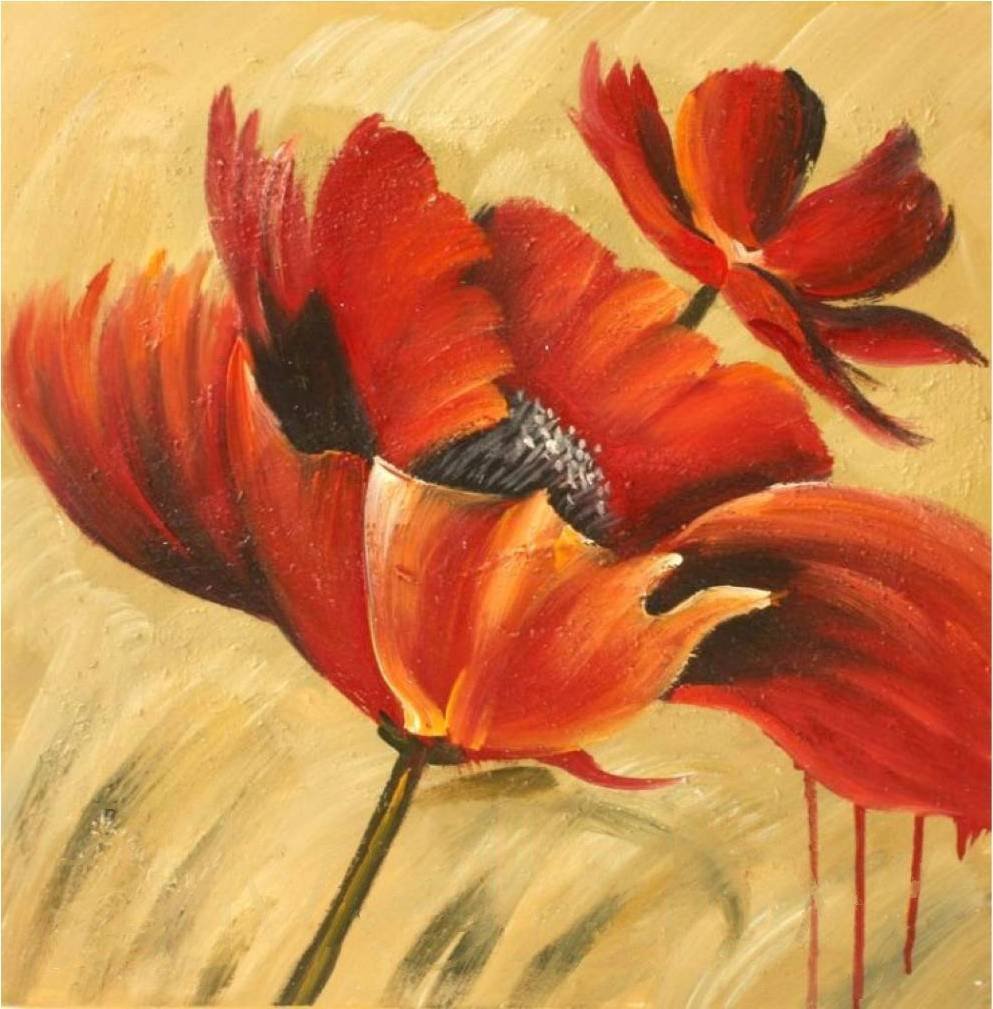 

Картина Tennonart Краски мака 50x50 TN3898