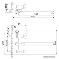 Смеситель IDDIS Acros ACRSBL2i10WA