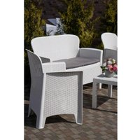 Набор садовой мебели Ipae Progarden JUN06CBI (белый)