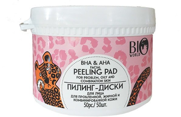 

Bio World Пилинг-диски для лица для проблемной, жирной и комб. кожи