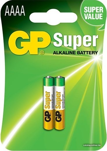 Батарейка GP Super Alkaline AAAA 2 шт.