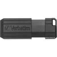 USB Flash Verbatim PinStripe черный 64 GB (49065)