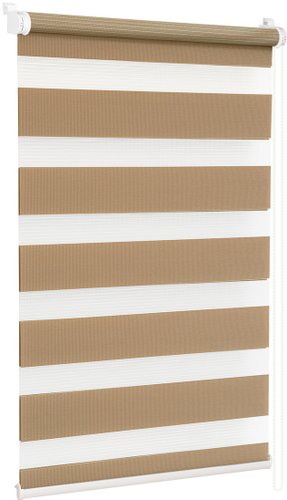 Рулонные шторы Delfa Сантайм День-Ночь Стандарт МКД DN-40607 (52x160, латте)