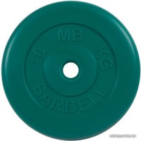 Диск MB Barbell Стандарт 26 мм (1x10 кг, зеленый)
