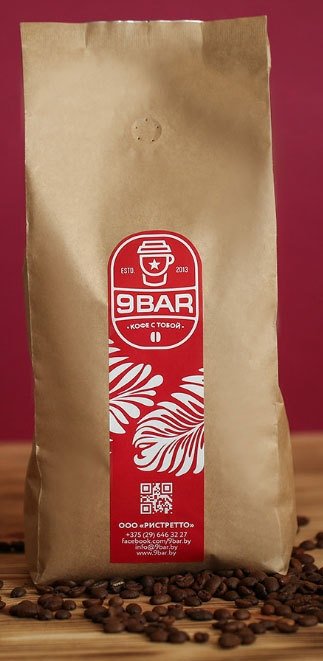 

Кофе 9BAR Elite в зернах 1000 г