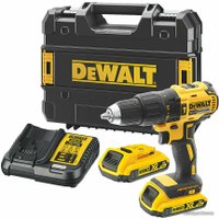 Ударная дрель-шуруповерт DeWalt DCD778D2T-QW (с 2-мя АКБ, кейс)