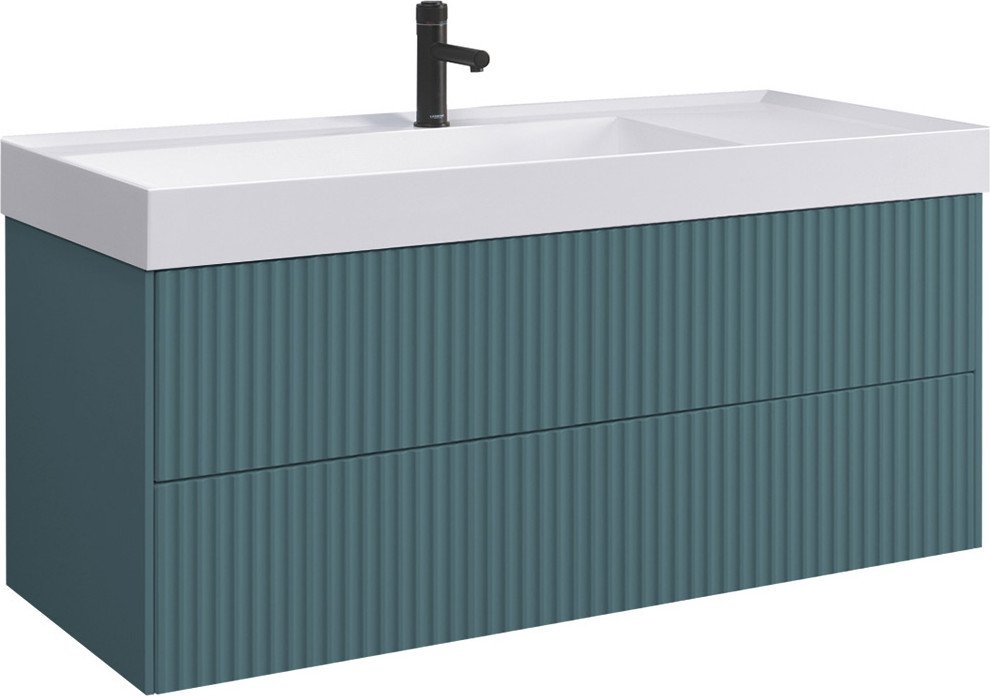 

Belux Тумба под умывальник Сиртаки НП 120-02 (179, голубой малахит матовый)