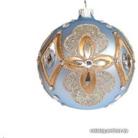 Елочная игрушка Орбитал Шар Д-348 200-070-1 (8см, голубой)