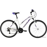 Велосипед Black One Alta 26 Alloy р.18 2021 (белый/фиолетовый)