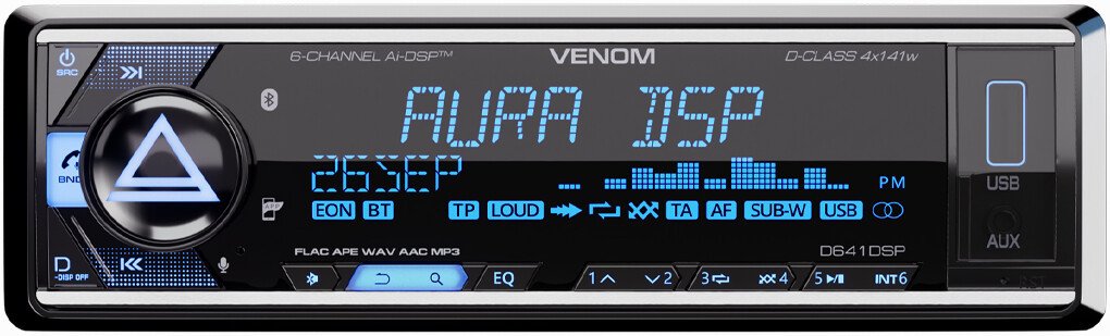 USB-магнитола Aura Venom-D641DSP