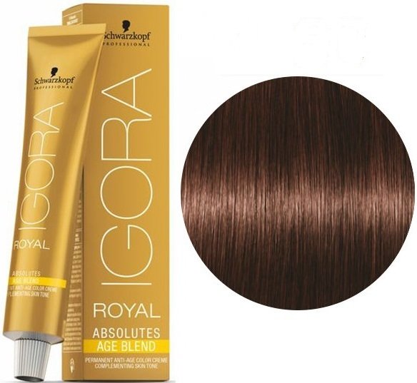 

Крем-краска для волос Schwarzkopf Professional Igora Royal Absolutes 4-60 60мл
