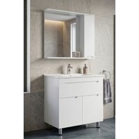 Axus Шкаф с зеркалом для ванной Кира 70 (правое)