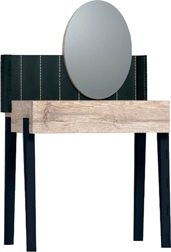 Туалетный столик с зеркалом Глазов Nature 43 (гаскон пайн/черный)