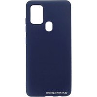 Чехол для телефона Case Matte для Samsung Galaxy A21s (синий)