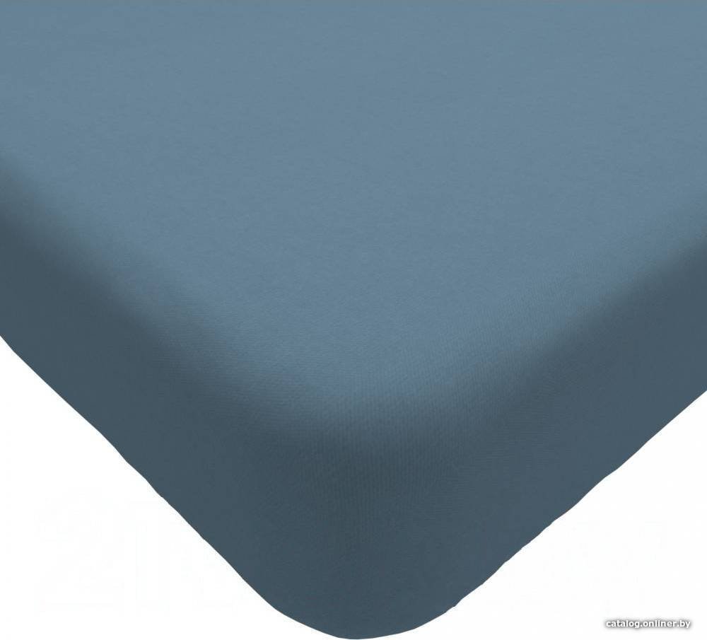 Простыня Luxsonia Трикотаж 60x120 Мр0010-15 (голубая ель)