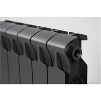 Биметаллический радиатор Rifar Monolit 500 (8 секций, титан)