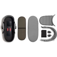 Универсальная коляска Babyzen Yoyo2 (2 в 1, каркасная люлька, черная рама, черный)