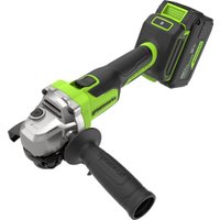 Угловая шлифмашина Greenworks AG590 3201007CUH (с 1-им АКБ, сумка)