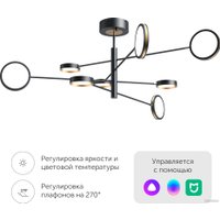 Люстра средней высоты Yeelight Arowana Chandelier C2103 YLDL029 (8 плафонов)