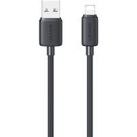 Кабель Usams US-SJ694 USB Type-A - Lightning (2 м, черный)