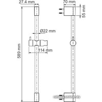 Душевая штанга Wasserkraft A192