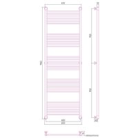Полотенцесушитель Сунержа Богема+ прямая 1900х600 03-0220-1960