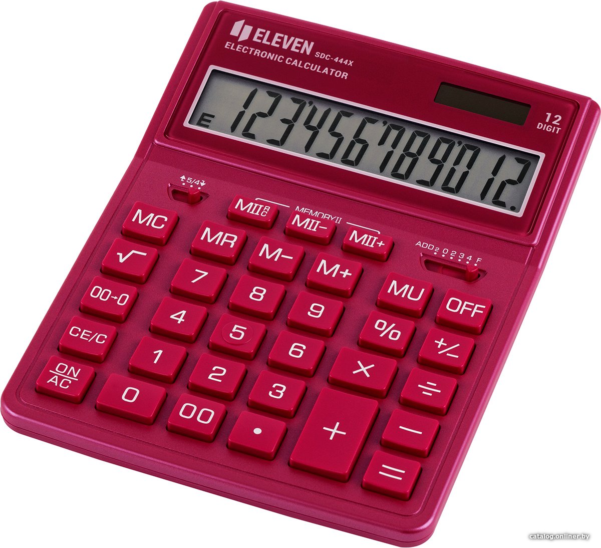 Бухгалтерский калькулятор Eleven SDC-444X-PK (розовый)