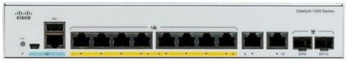 

Управляемый коммутатор 2-го уровня Cisco C1000-8T-2G-L