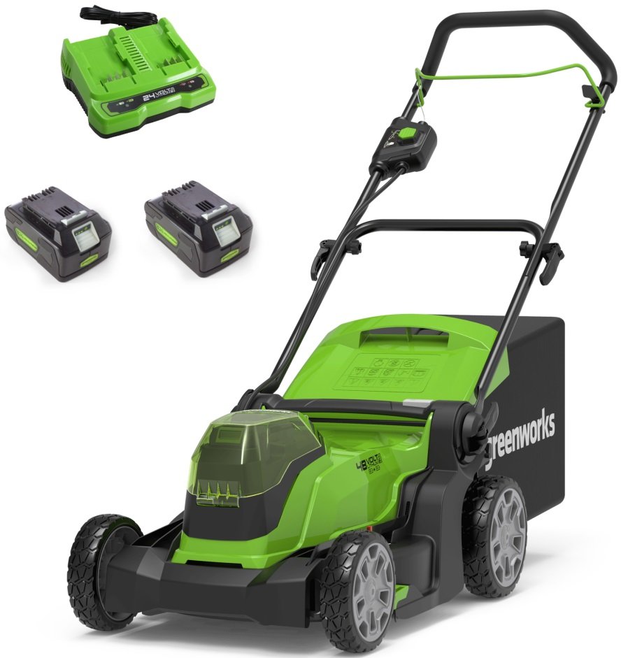 

Газонокосилка Greenworks G24X2LM41K8 2512607UD (с 2-мя АКБ)