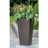 Кашпо Form-Plastic Rattana Slim FP-3900-070 (темно-коричневый)